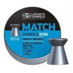 Пульки JSB Blue Match S100 кал. 4,49мм, 0,535г (500шт./бан.) арт.: JSBBM0449